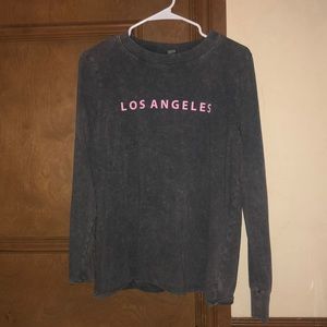 Grey long sleeve shirt